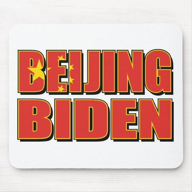 Mousepad Beijing-Biden-China-Flag. (Frente)