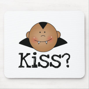 Mousepad Beijo de Dracula do afro-americano
