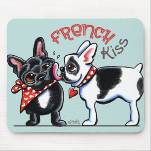 Mousepad Beijo do buldogue francês