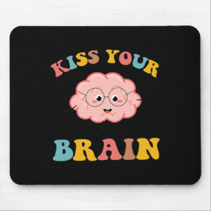 Mousepad Beijo Seu Cérebro Agradecimento ao Professor de En
