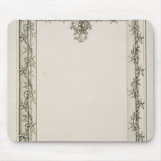 Mousepad Beira decorativa, 1809 (Frente)