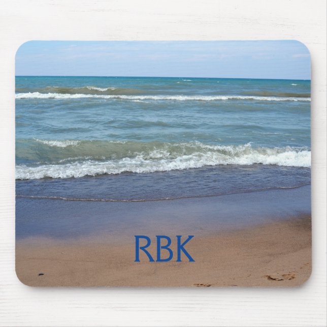 Mousepad beira-mar personalizado (Frente)