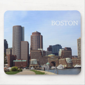 Mousepad Beira-rio da cidade de Boston - tapete do rato
