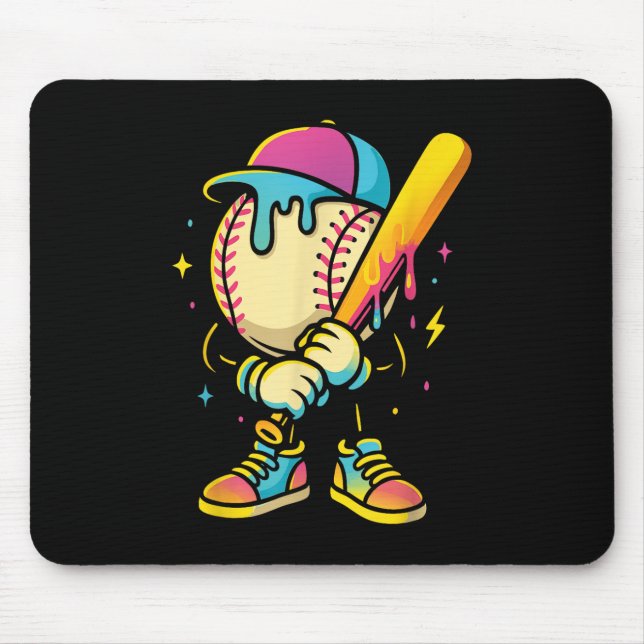 Mousepad Beisebol Estilo de Vida 101 Roupa Jovens Baseball  (Frente)