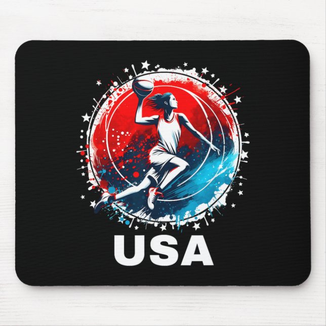 Mousepad Beisebol EUA Vá EUA Equipe (Frente)