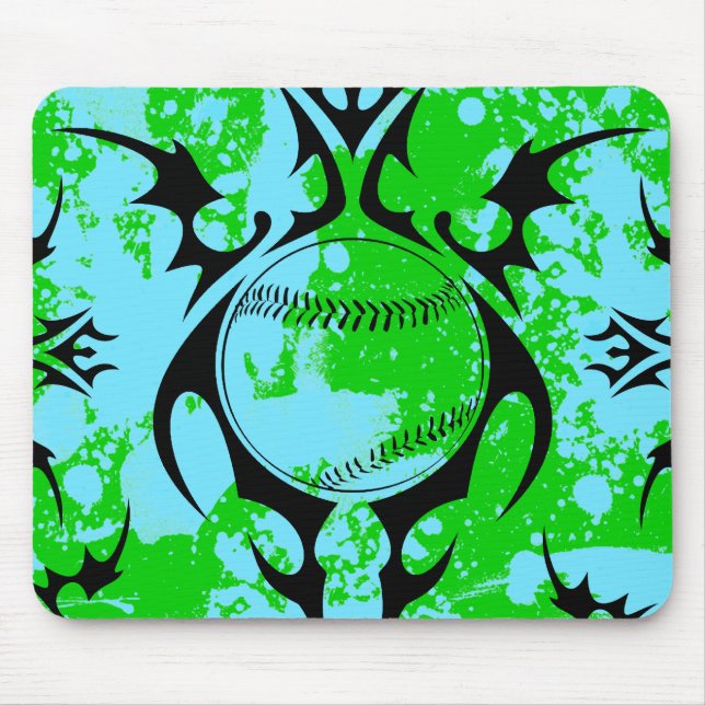 Mousepad beisebol, tribal. (Frente)