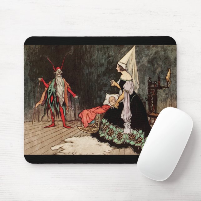 Mousepad Bela Adormecida Leitura (Com mouse)