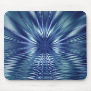 Mousepad Bela Arte Fractal Azul Belo