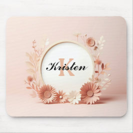 Mousepad Bela Bloqueadora Bela Floral Personalizável
