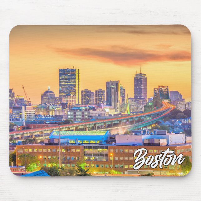 Mousepad Bela Boston, Massachusetts, EUA (Frente)