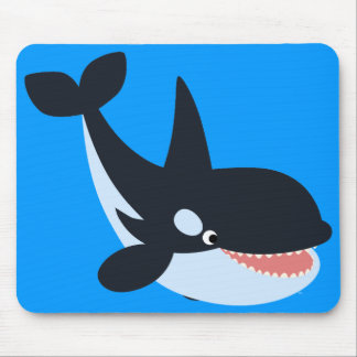Mousepad Bela e Feliz Cartoon Matador de Baleia