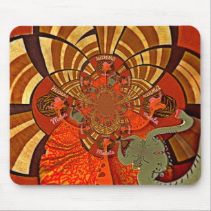 Mousepad Bela e incrível Girafa ama animais safari