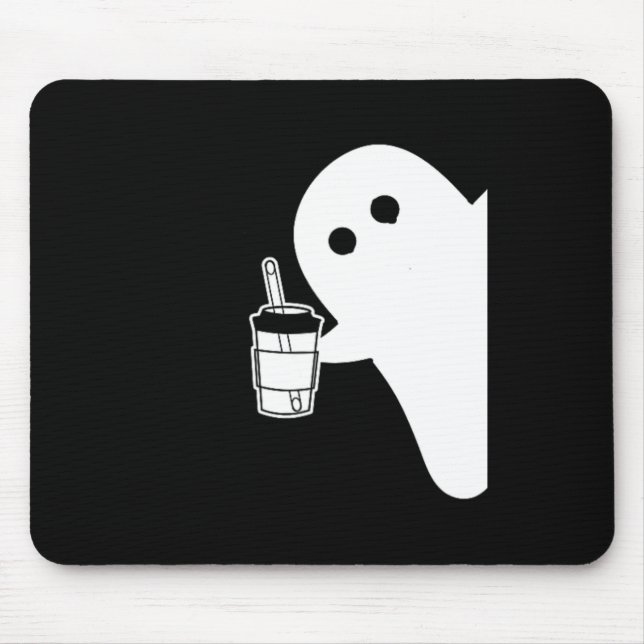 Mousepad Bela Época, Café De Gelo Fantasma. Hallowe (Frente)