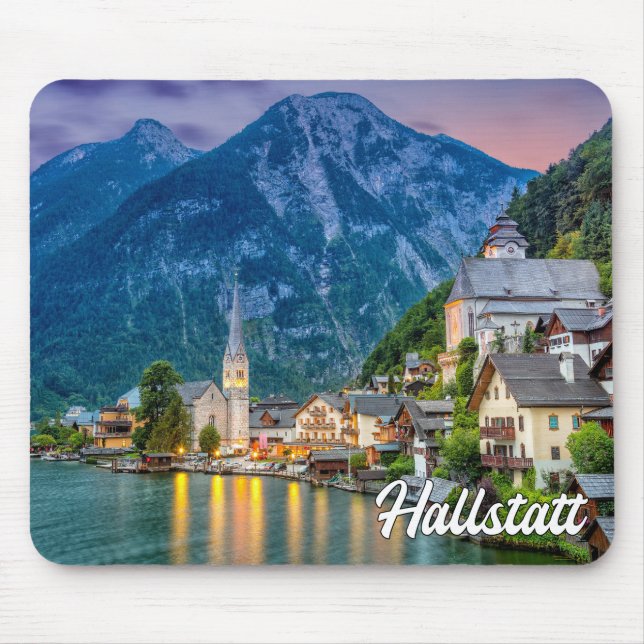 Mousepad Bela Hallstatt, Áustria (Frente)