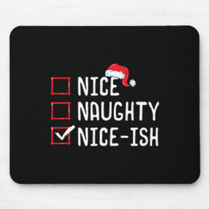 Mousepad Bela Lista de Natal Bela e Doida