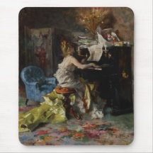 Bela Mulher Tocando Piano (por Boldini)