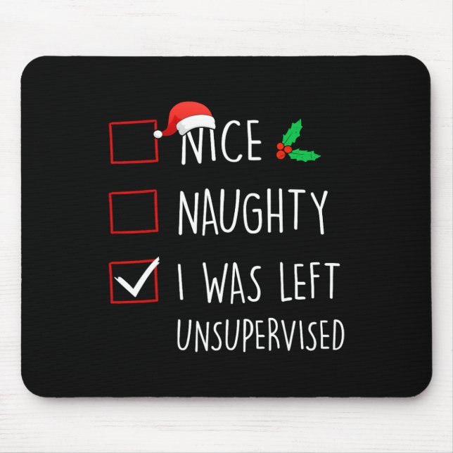 Mousepad Bela Noite Que Me Deixaram Sair Da Sala De Natal S (Frente)