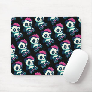 Mousepad Bela Panda Bela com Mohawk Skater Panda