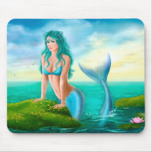 Mousepad Bela princesa - sereia fantasia