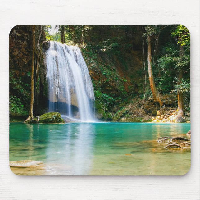 Mousepad Bela proteção de mouse em cascata (Frente)