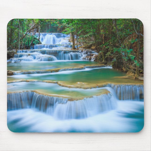 Mousepad Bela proteção de mouse em cascata (Frente)