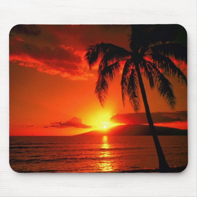 Mousepad Bela proteção de mouse sunset (Frente)
