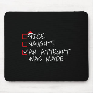 Mousepad Bela travessura Uma tentativa foi feita Lista de N