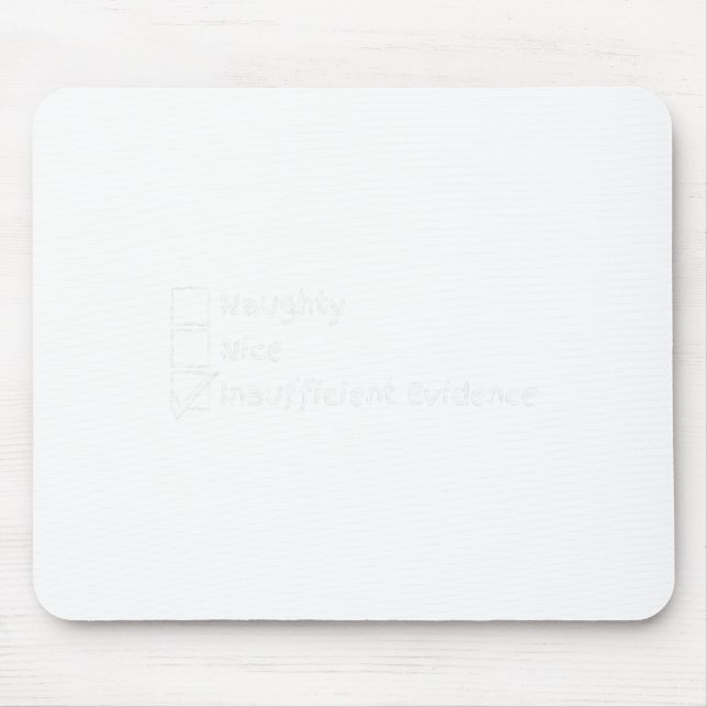 Mousepad Bela Vadia Insuficiente Prova De Natal Engraçada (Frente)