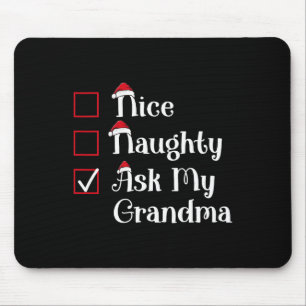Mousepad Bela Vadia Pergunte à Minha Avó Um Feliz Natal