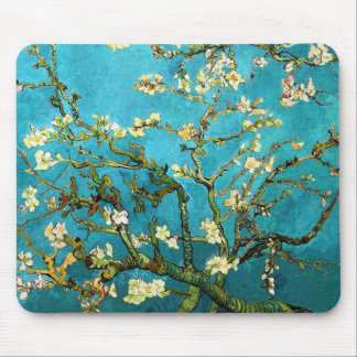 Mousepad Belas artes de florescência da árvore de amêndoa