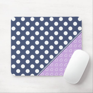 Mousepad Belas Bolinhas Azuis E Lilás