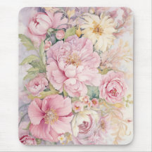 Belas peônias rosa em aquarelas.