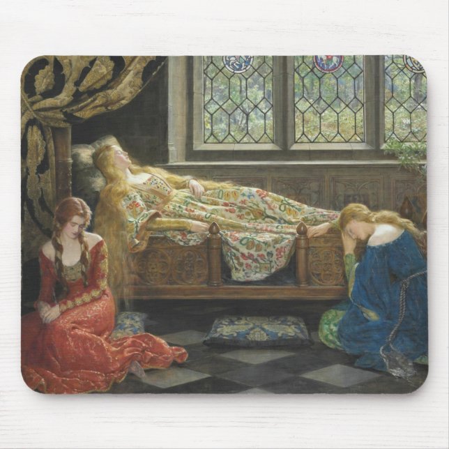Mousepad Beleza adormecida (por John Collier) (Frente)