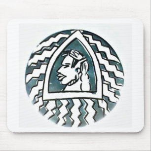 Mousepad Beleza Africana Bongo Maasai Retrato Arte Tribal