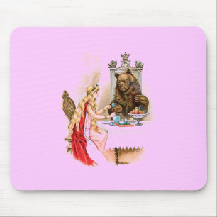 Mousepad Beleza e o Pad do Mouse da Besta