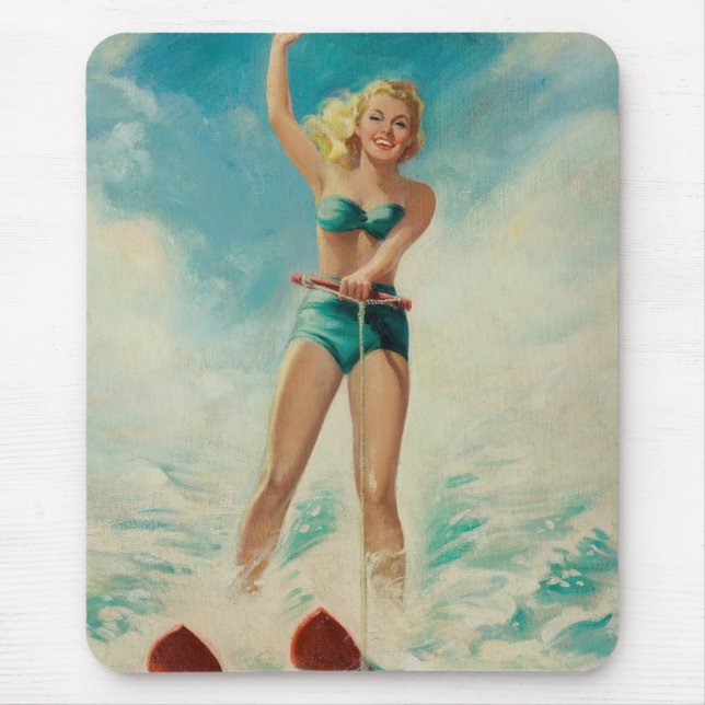 Mousepad Beleza retro 10 (Frente)