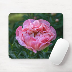 Mousepad Beleza Rosa: Captivando Fotografia Peony