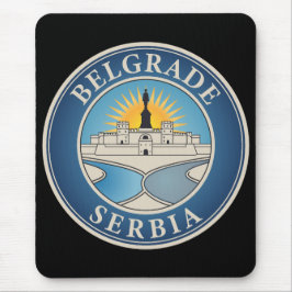 Mousepad Belgrado Sérvia Europa Oriental