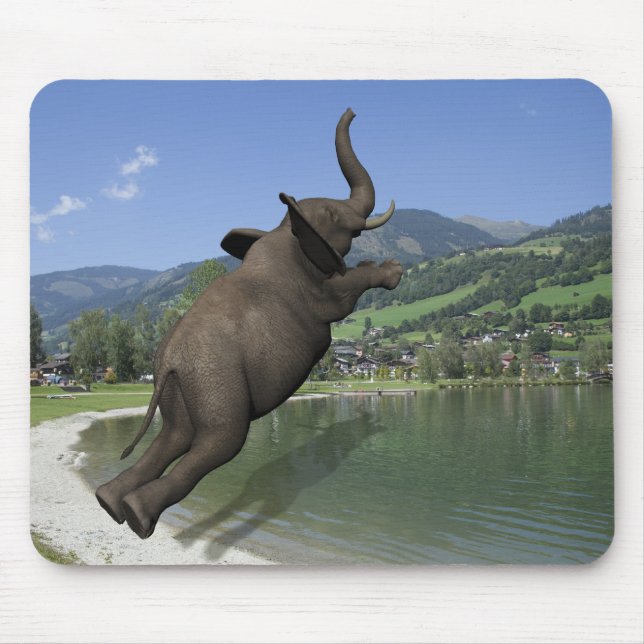 Mousepad Belly Flop Elephant (Frente)