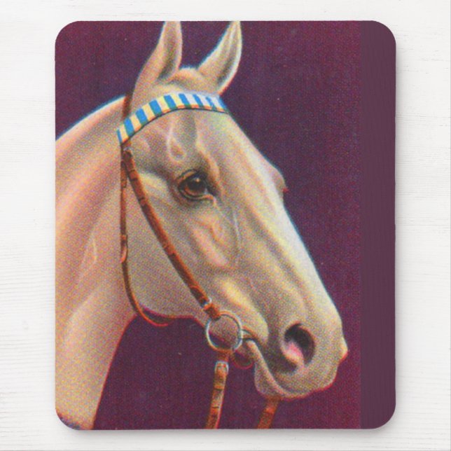 Mousepad belo cavalo branco (Frente)