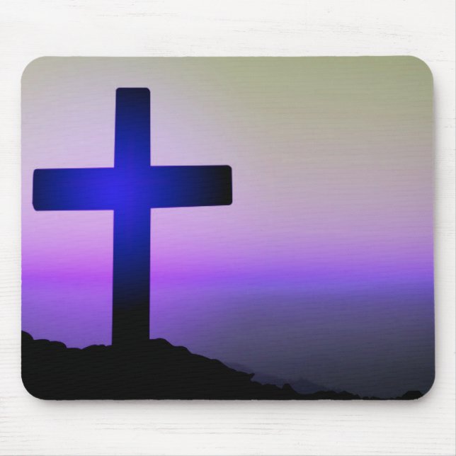 Mousepad Belo Céu Cruzado Roxo (Frente)