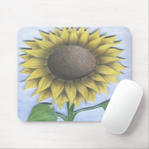 Mousepad Belo Desenho De Girassol