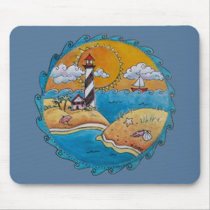 Mousepad Belo dia de verão da praia