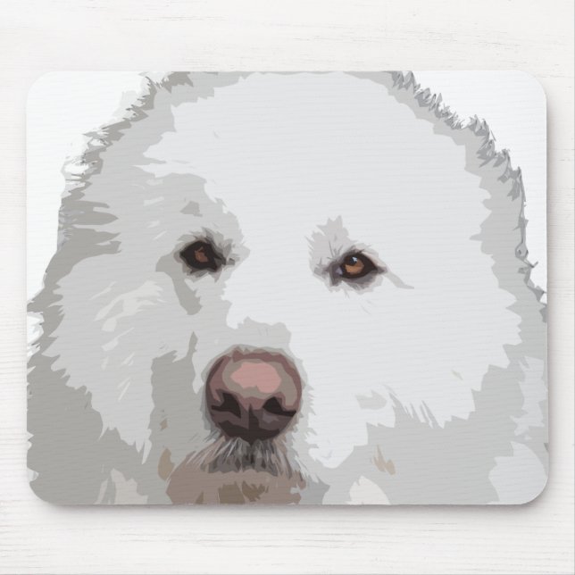 Mousepad Belo Excelente Pirenéus Cachorros (Frente)