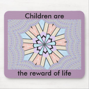 Mousepad Belo Impressão de Arte Geométrica de Pastel Suave