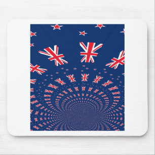Mousepad Belo Impressão de Sinalizador da Nova Zelândia