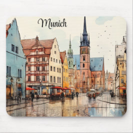 Mousepad Belo Munique pintado