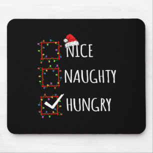 Mousepad Belo Natal Faminto, Lista de Natal Santa Claus Div