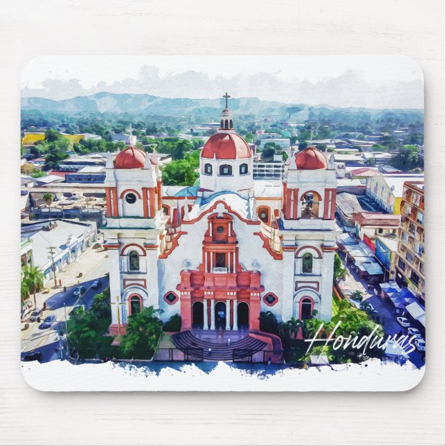 Mousepad Belo Panorama de Honduras (Frente)