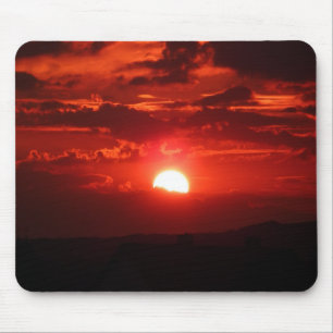 Mousepad Belo Sol Laranja e Vermelho